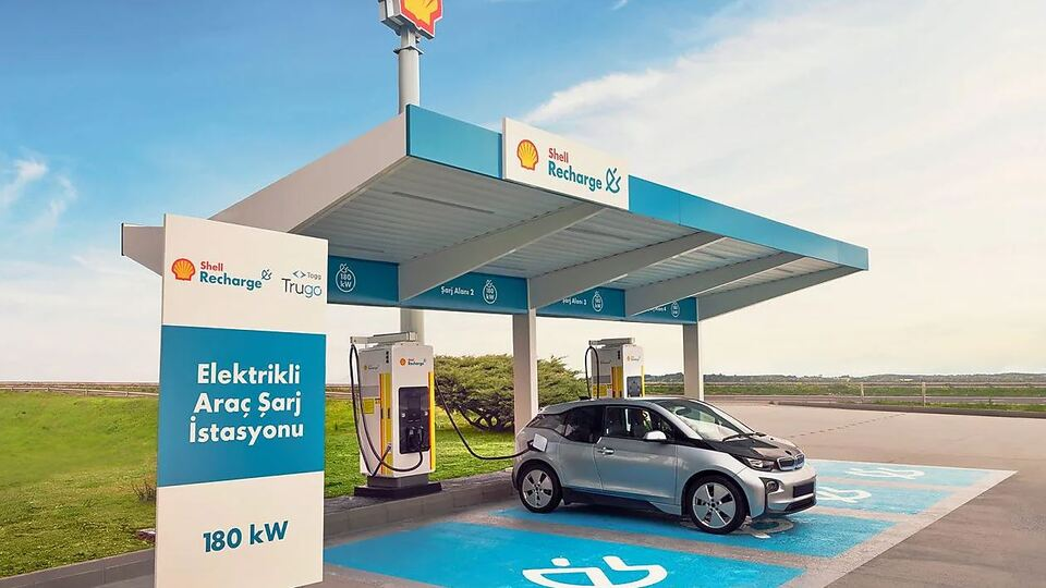 Shell & Turcas elektrikli araç şarjında hedef büyüttü