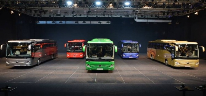 Mercedes-Benz Türk yenilediği Tourismo otobüslerini tanıttı