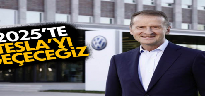 Volkswagen: 2025 yılına kadar Tesla'yı geçebiliriz