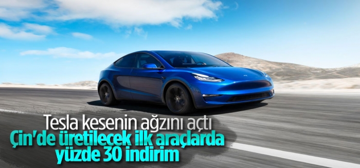 Tesla'dan Çin üretimi Model Y için yüzde 30 indirim