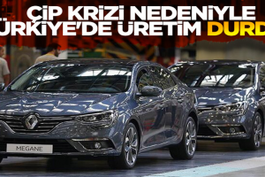 Renault, çip krizi nedeniyle Türkiye'de üretime ara verdi