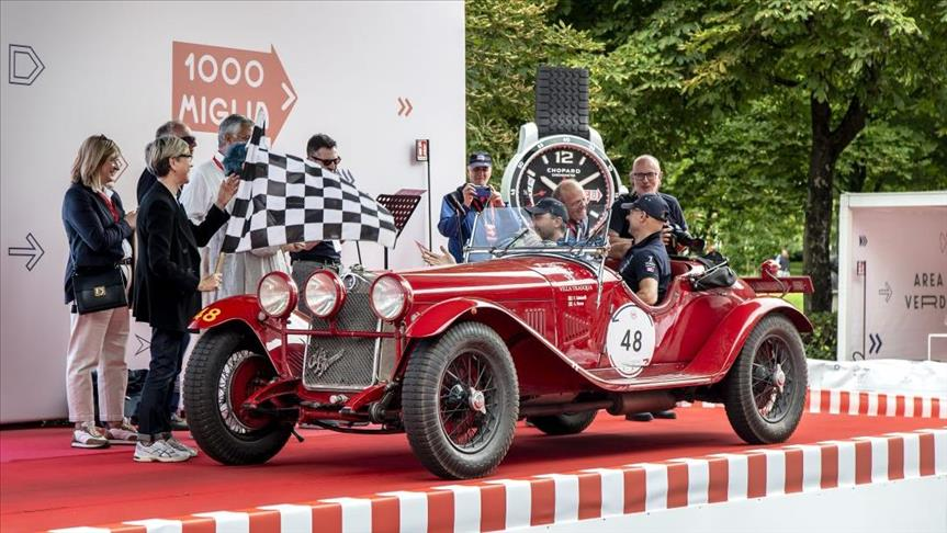 Alfa Romeo, 1000 Miglia yarışında birinci oldu