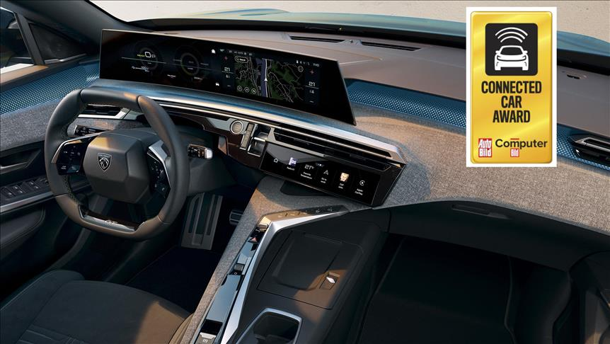 Peugeot Panoramik i-Cockpit, "2023 Bağlantılı Araç Ödülü"nü kazandı