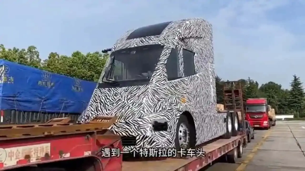 Bu Tesla Semi klonu Çin'de yakalandı