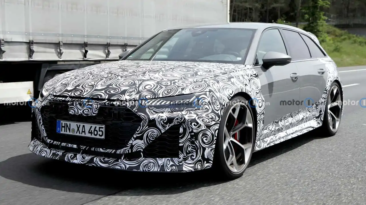Makyajlı Audi RS6, ilk kez görüntülendi!