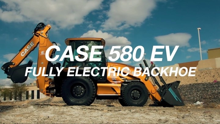 Dünyanın ilk elektrikli ekskavatörü CASE EV580 tanıtıldı