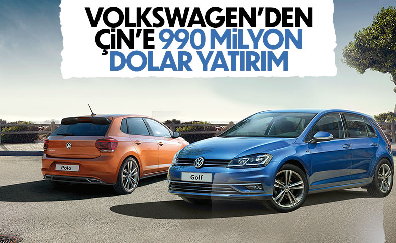 Volkswagen'den Çin'e 990 milyon dolarlık yatırım