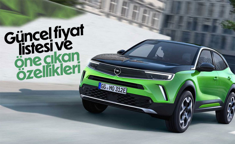 Yeni Opel Mokka ağustos ayı fiyat listesi ve öne çıkan özellikleri