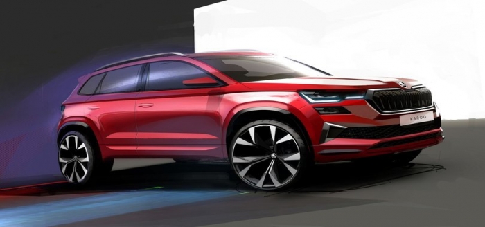 Skoda yeni Karoq hakkında ilk görselleri paylaştı