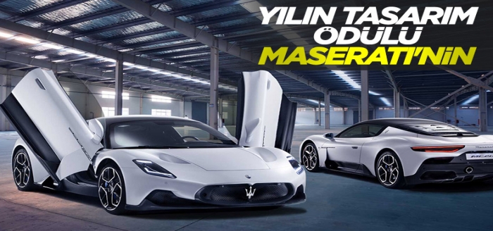 Maserati MC20'ye yılın tasarım ödülü verildi