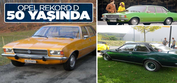 Opel Rekord D 50'nci yılını kutluyor