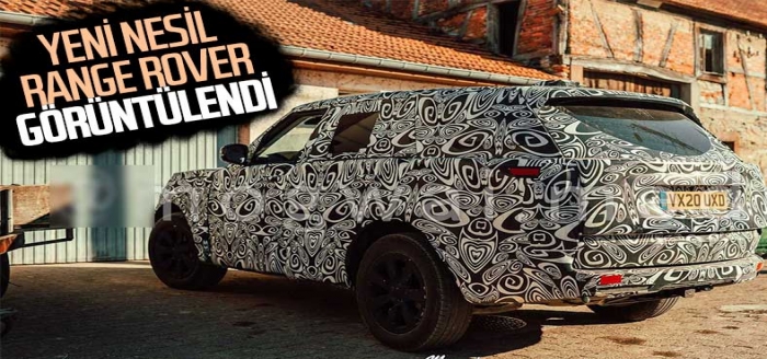 Yeni nesil Range Rover'dan yeni görüntüler geldi