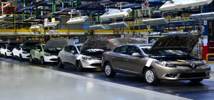 Renault'ta üretim durdu