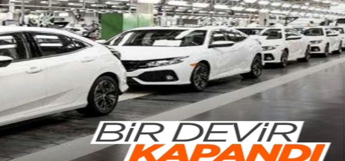 Bir devrin sonu: Honda'nın Gebze fabrikası resmen kapatıldı