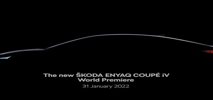 Elektrikli Skoda Enyaq Coupe iV'den yeni teaser geldi: Tanıtım 31 Ocak'ta