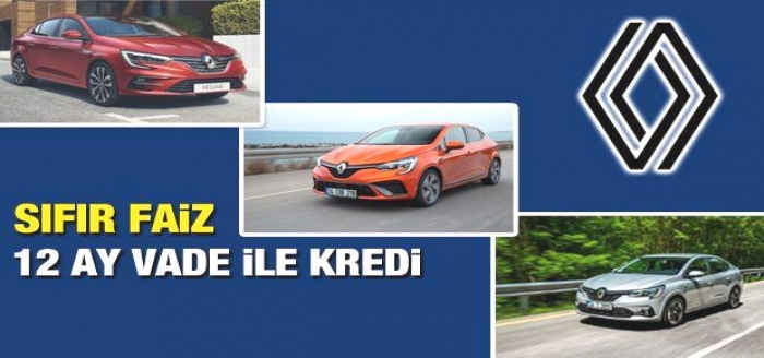 Sıfır faizli kredi ile sıfır araç satışına başladı! 2021 Clio, Megane ve Taliant faizsiz satış kampanyası