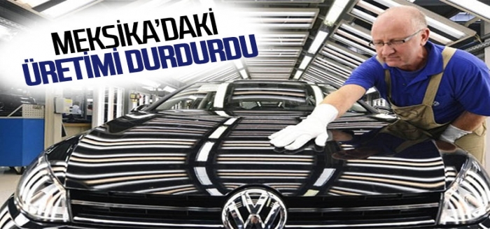 Volkswagen, çip sıkıntısı nedeniyle Meksika'da üretimi durdurdu
