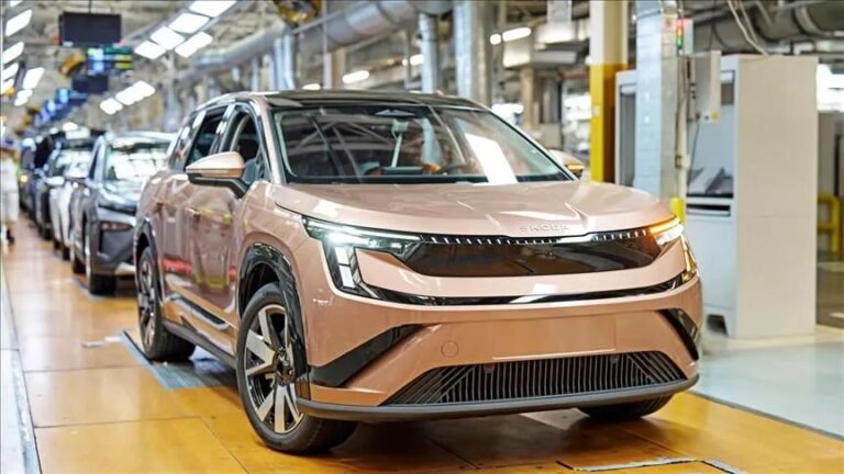 Skoda Elektrikli SUV U Peaq In Seri üretimine Başladı