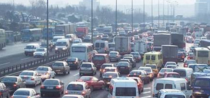 Trafikteki motorlu taşıt sayısı arttı
