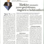 Türkiye Otomotiv Pazarı Gerçekleşme.öngörü Ve Beklentiler