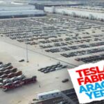 Tesla'Nın Çin'Deki Fabrikası Araçlarla Doldu Taştı