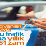 Zorunlu Trafik Sigortasında Aylık Pirim Artışı Yüzde 2.25’E Çıktı