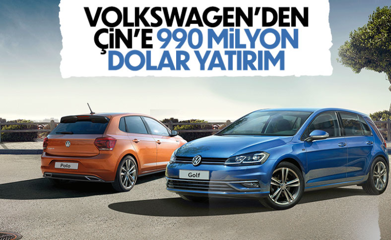 Volkswagen'den Çin'e 990 milyon dolarlık yatırım