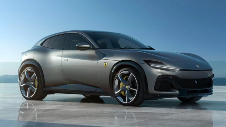 Ferrari'nin elektrikli otomobili test sırasında görüntülendi