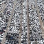 Haydarpaşa Limanı'Nda Binlerce Sıfır Ithal Araç Havadan Görüntülendi