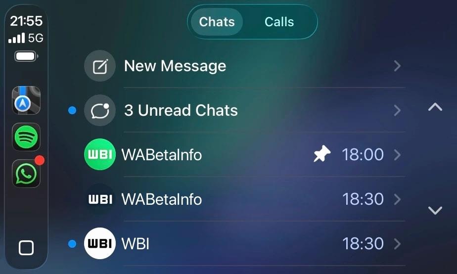 Whatsapp, Yeni Özellikleriyle Resmen Carplay'De-1
