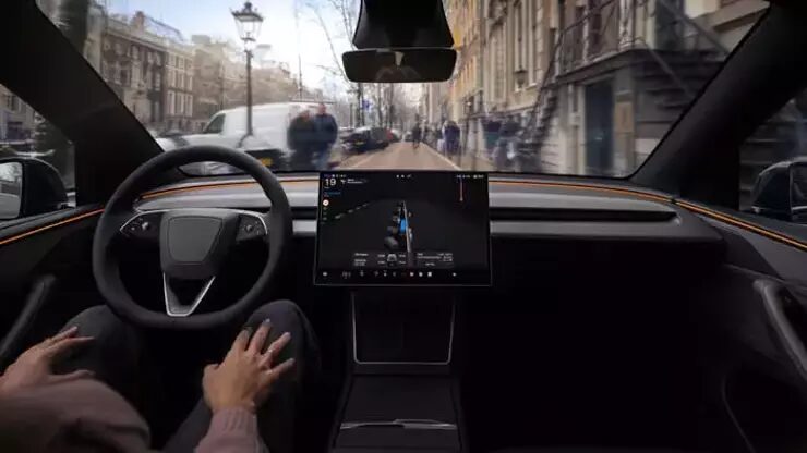 TESLA dan denetimli sürüş