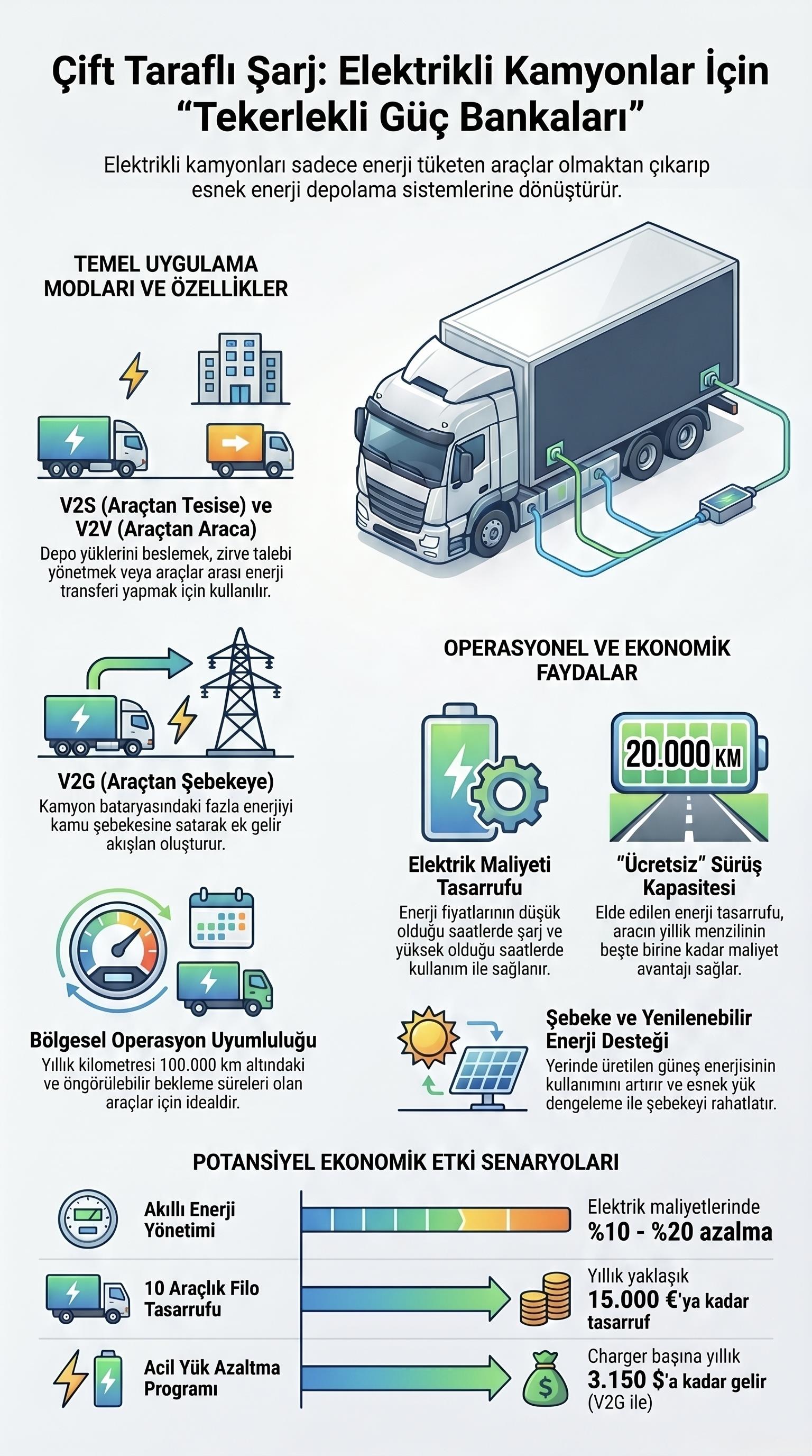 Elektrikli Kamyon Sahiplerine Yeni Gelir Modeli Şebekeye Enerji Satmak 4