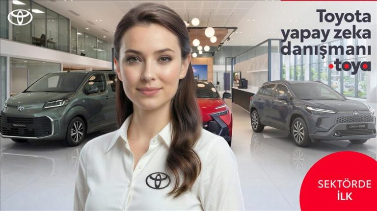 Toyota Türkiye yapay zeka danışmanı Toya'yı kullanıma sundu