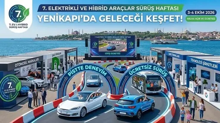 7. Elektrikli Ve Hibrit Araçlar Sürüş Haftası İstanbul Da