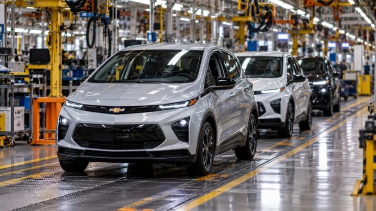 Gm Elektrikli Araç Üretiminde Frene Basıyor