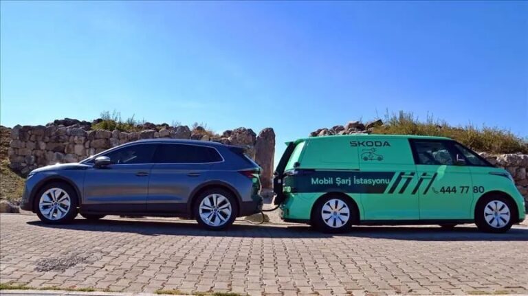 Skoda Nın Mobil şarj Araçları Ve Elektrikli Modelleri Karadeniz Turunda